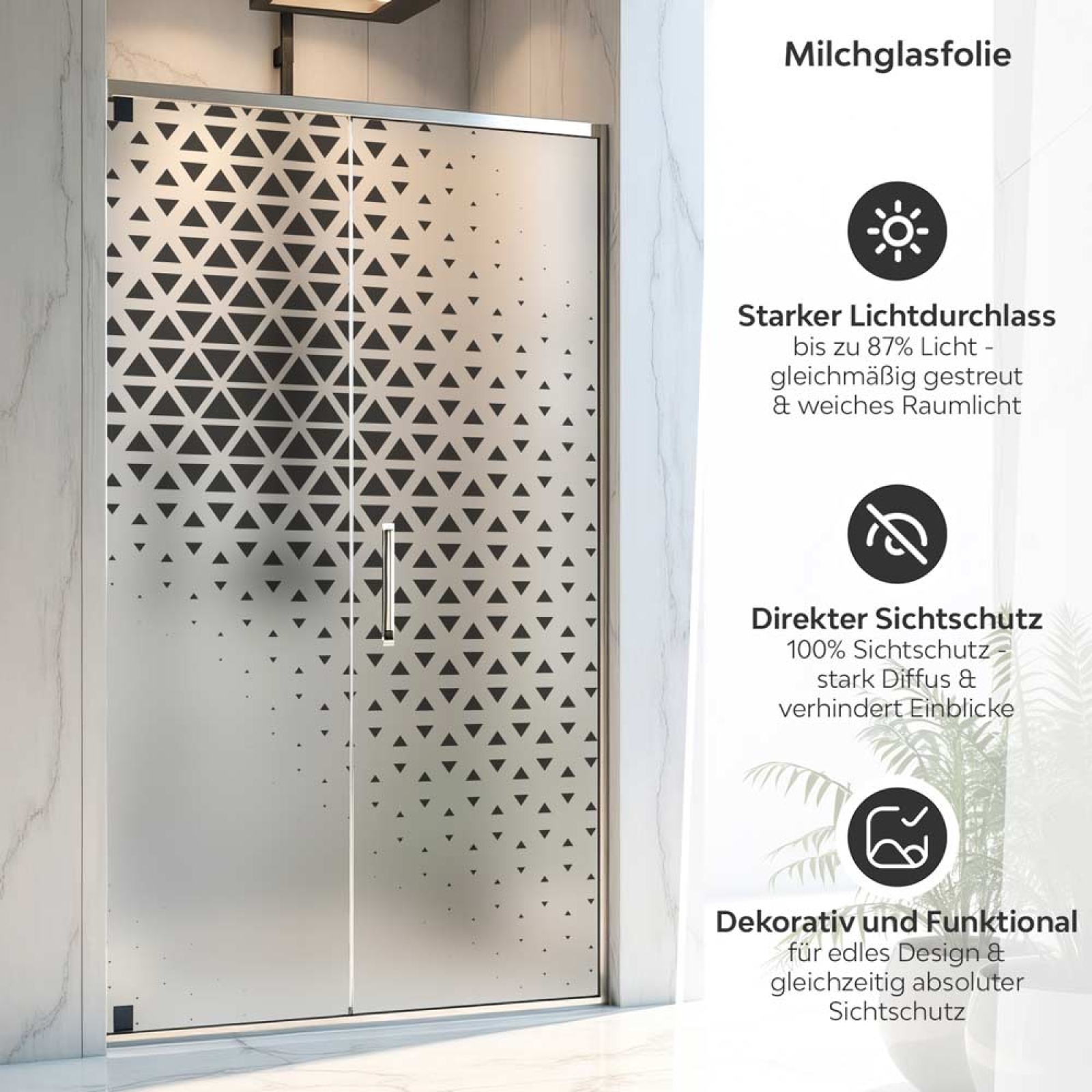 Sichtschutzfolie Dusche Spectre