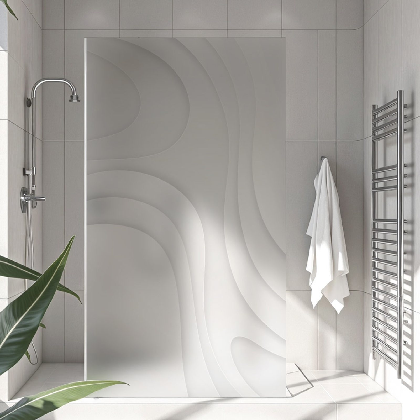 Sichtschutzfolie Dusche Zeitloses Design