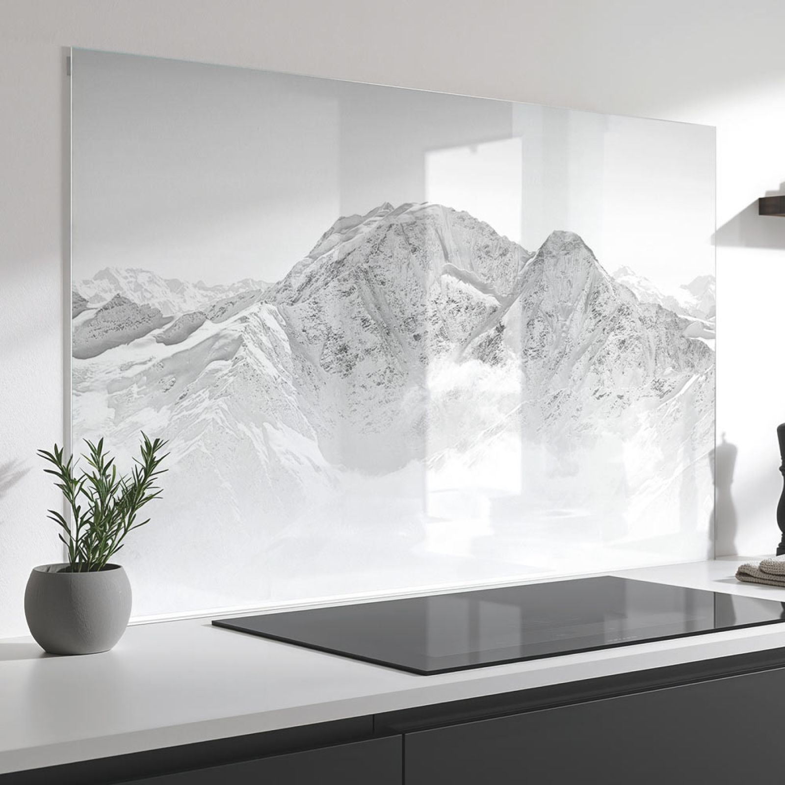 Spritzschutz Küche Weiße Berge Hauptbild