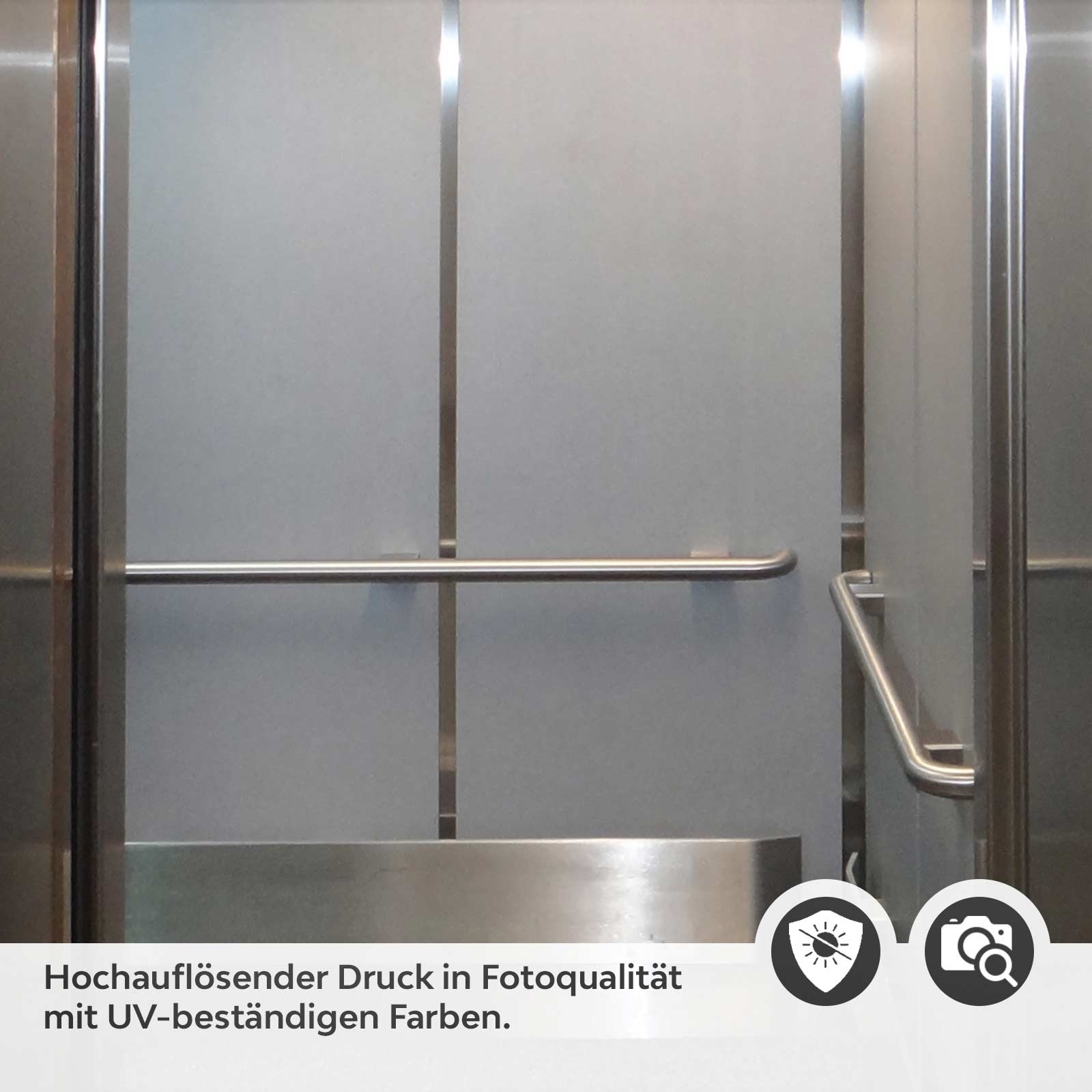 Türfolie Urban Fahrstuhl Detailbild 2