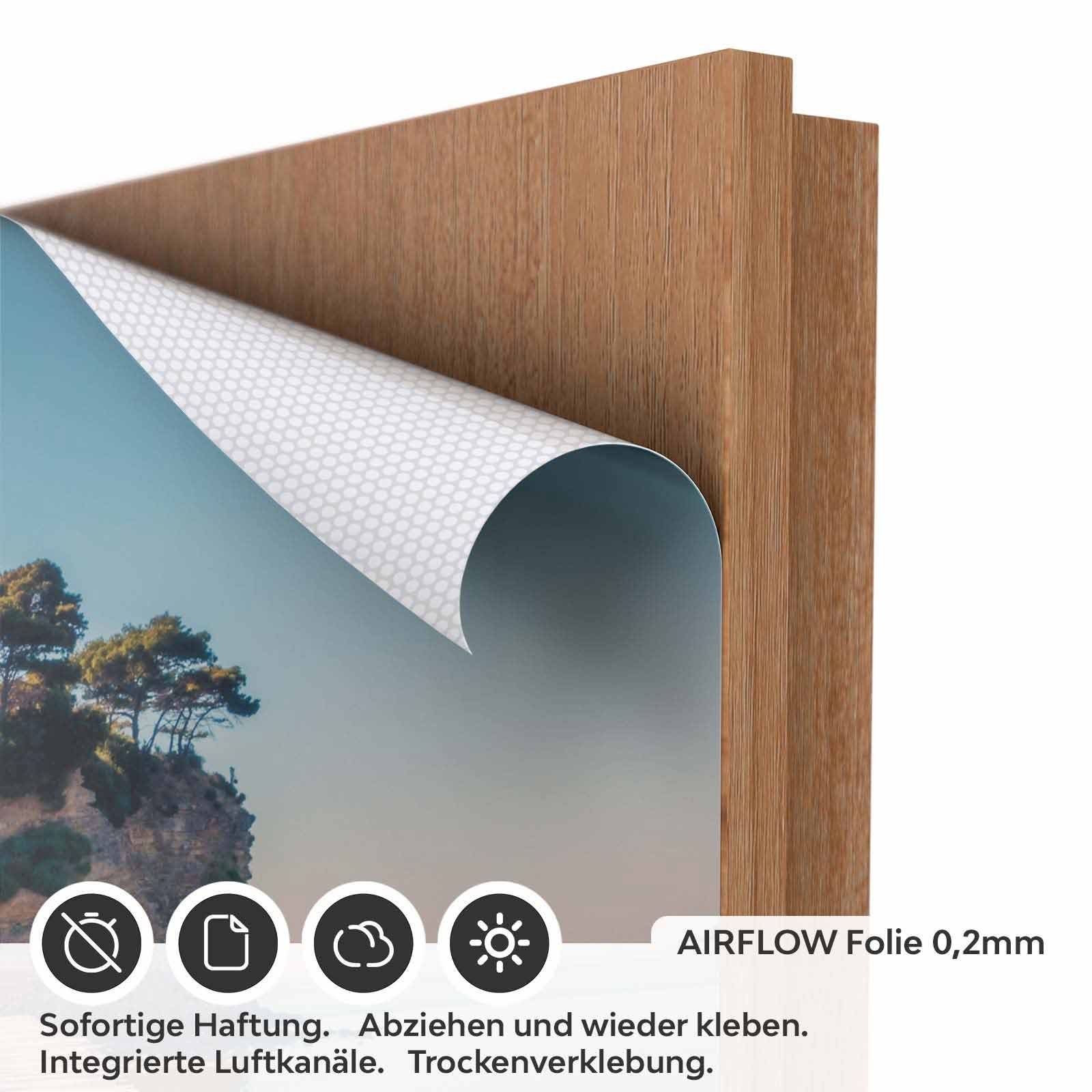 Türfolie Steg über das Meer AIRFLOW Folie