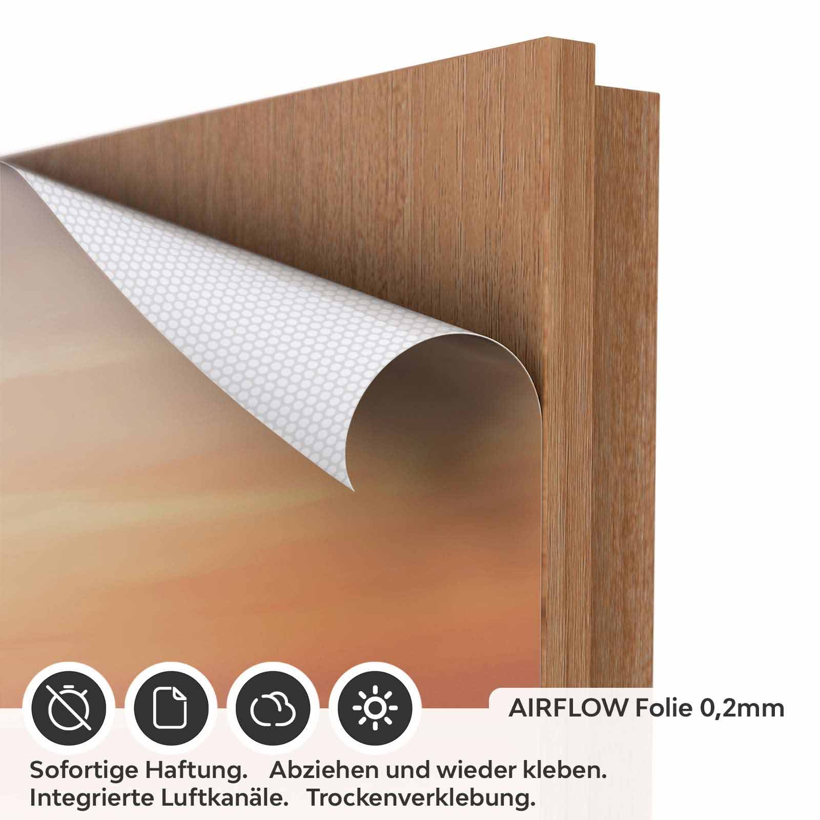 Türfolie Pfad durch die Düne AIRFLOW Folie