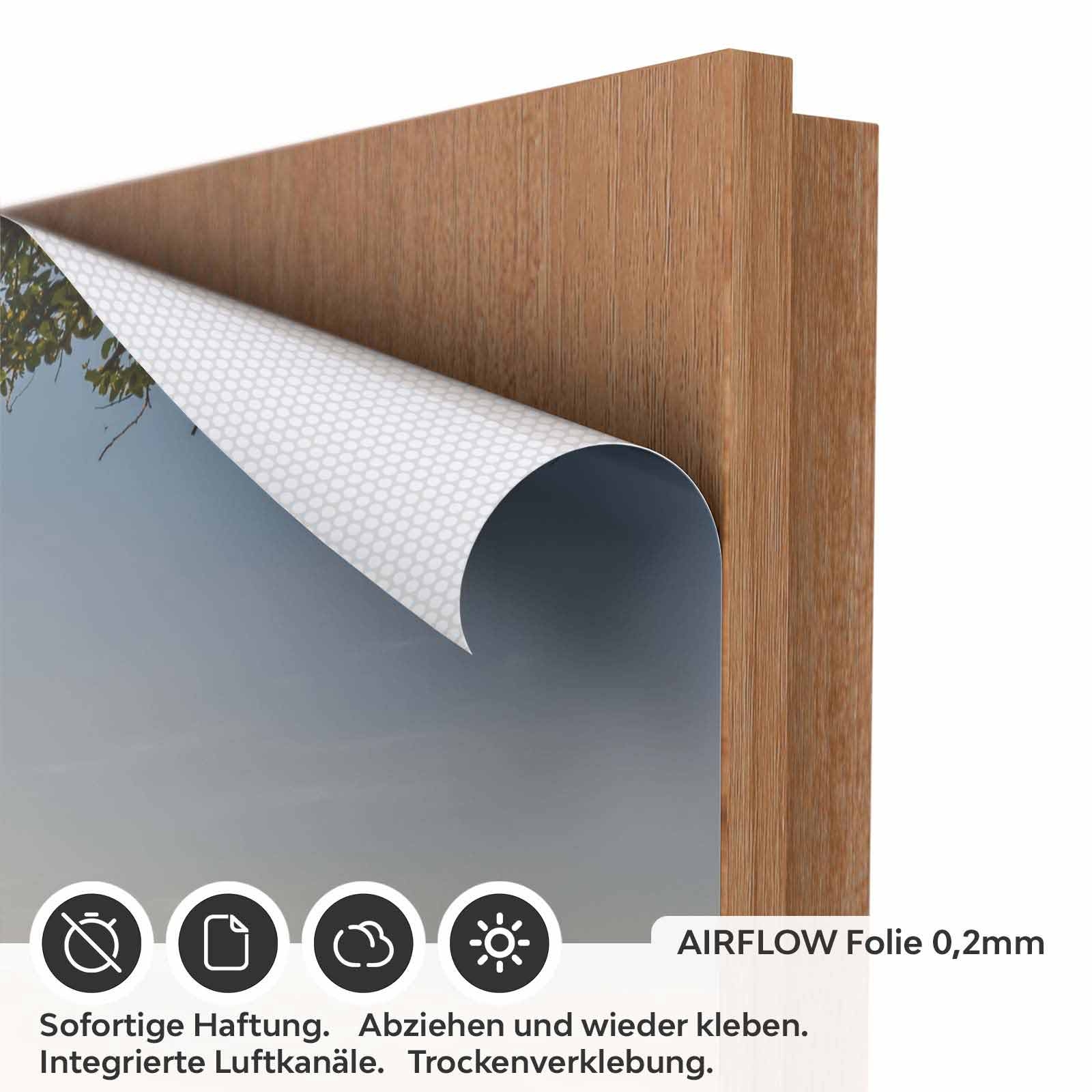 Türfolie Dorf Steg AIRFLOW Folie