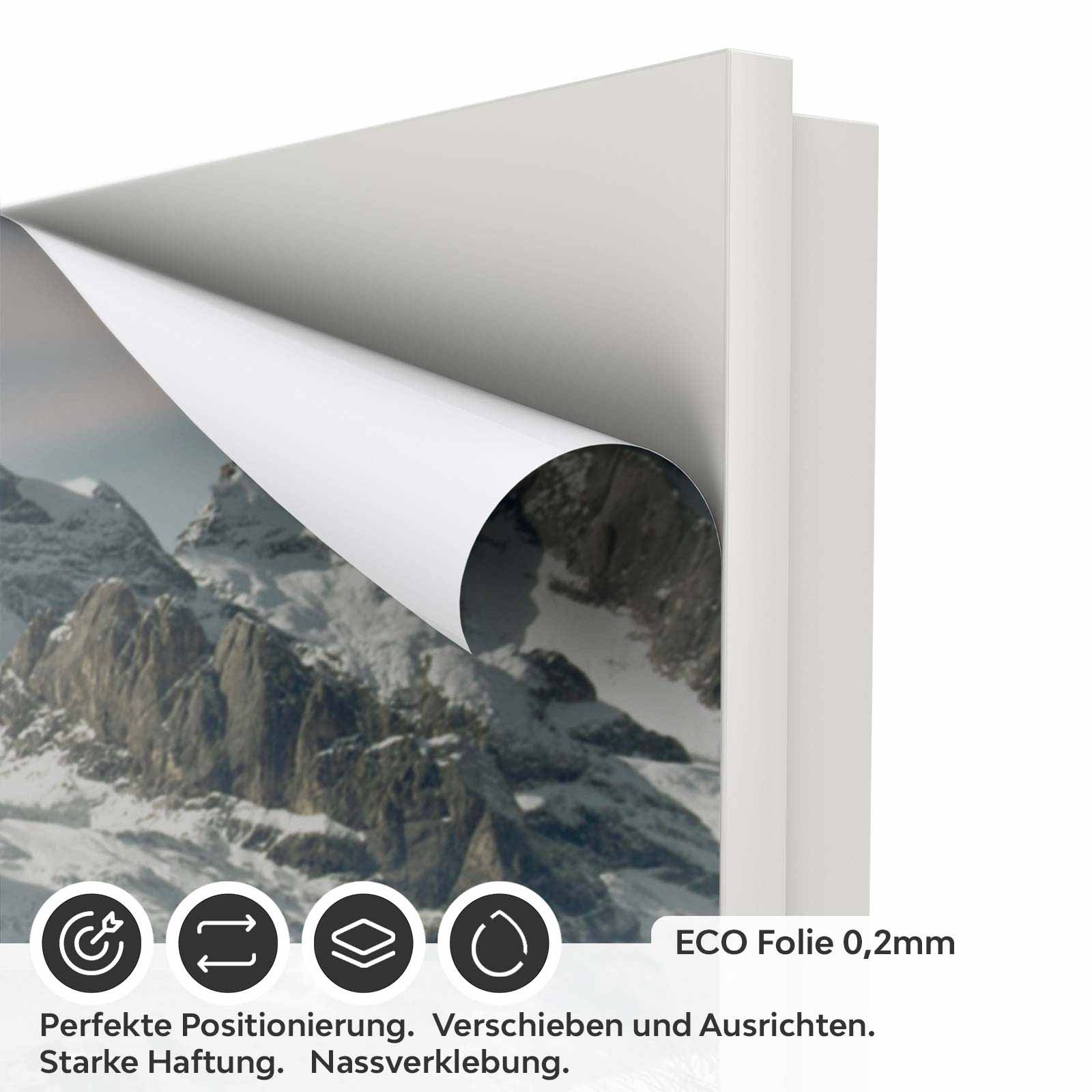 Türfolie Steinpfad zu den Alpen ECO Folie