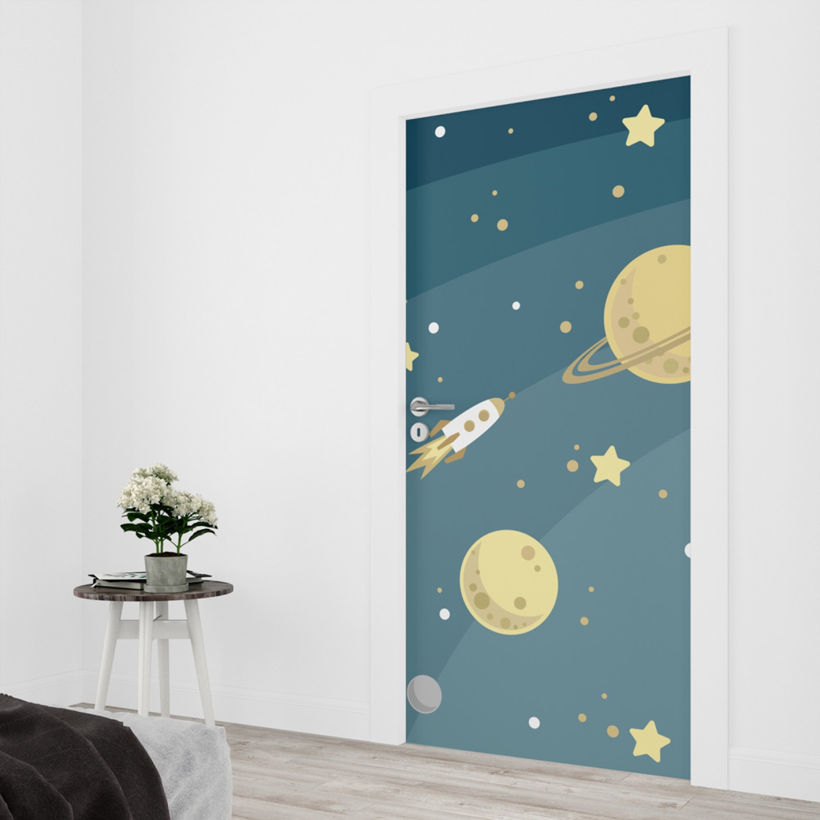 Türfolie Kinderzimmer Weltall Artikelbild 2