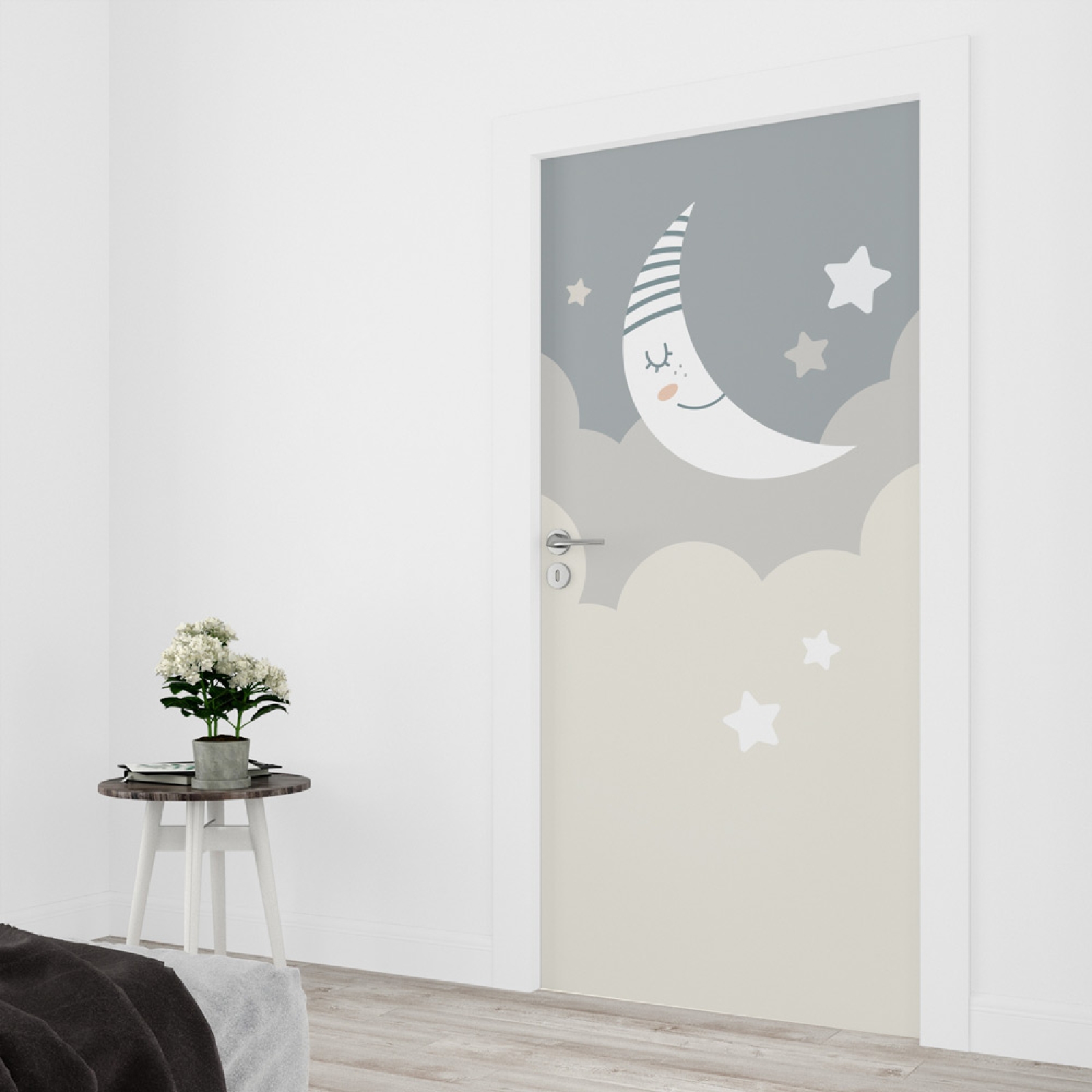Türfolie Kinderzimmer Mondschein Artikelbild 2