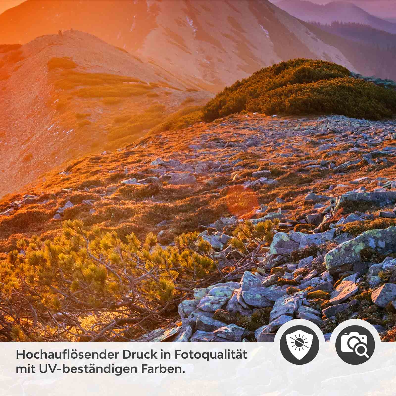 Türfolie Abendlicht in den Bergen Detailbild 2