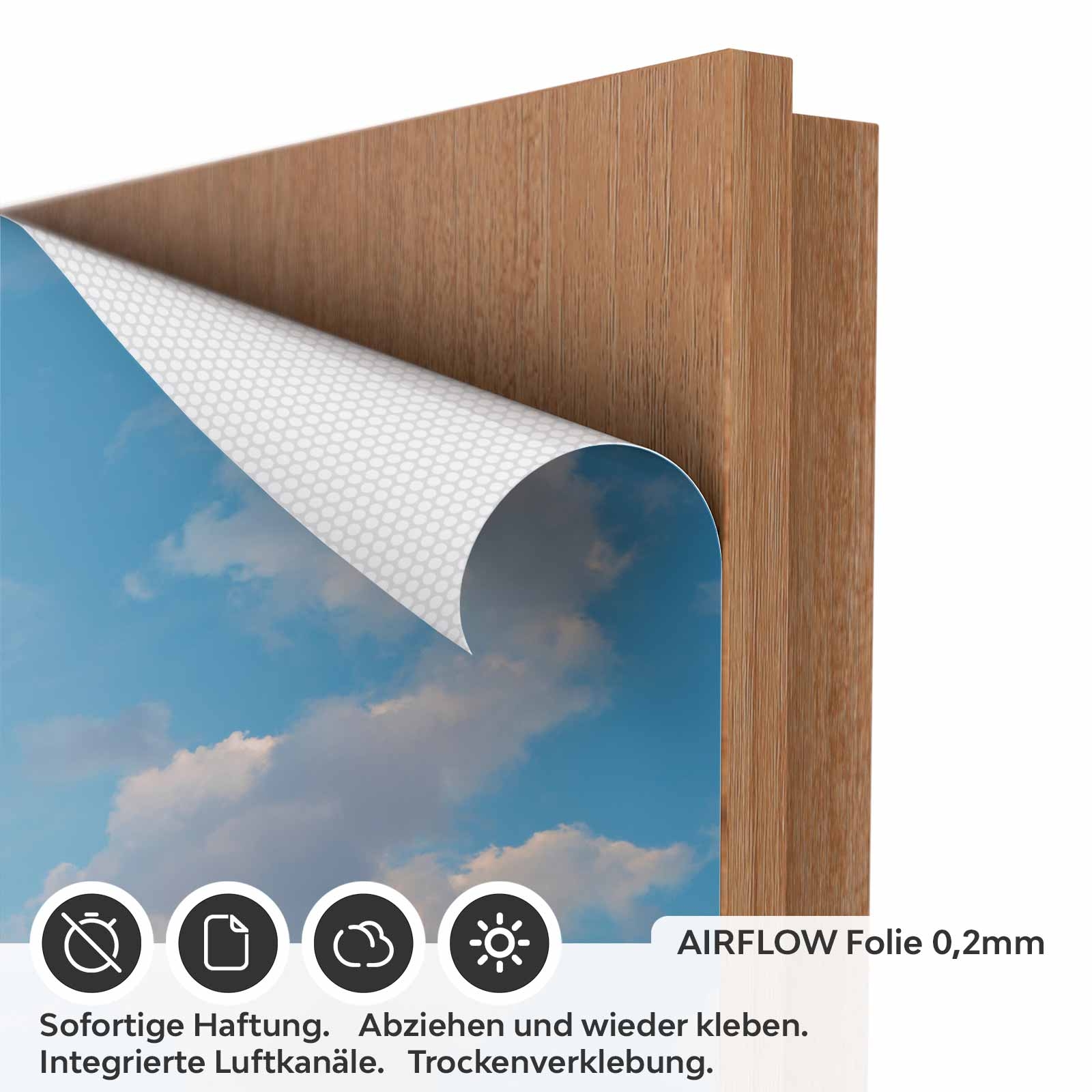 Türfolie Goldene Sanddünen AIRFLOW Folie