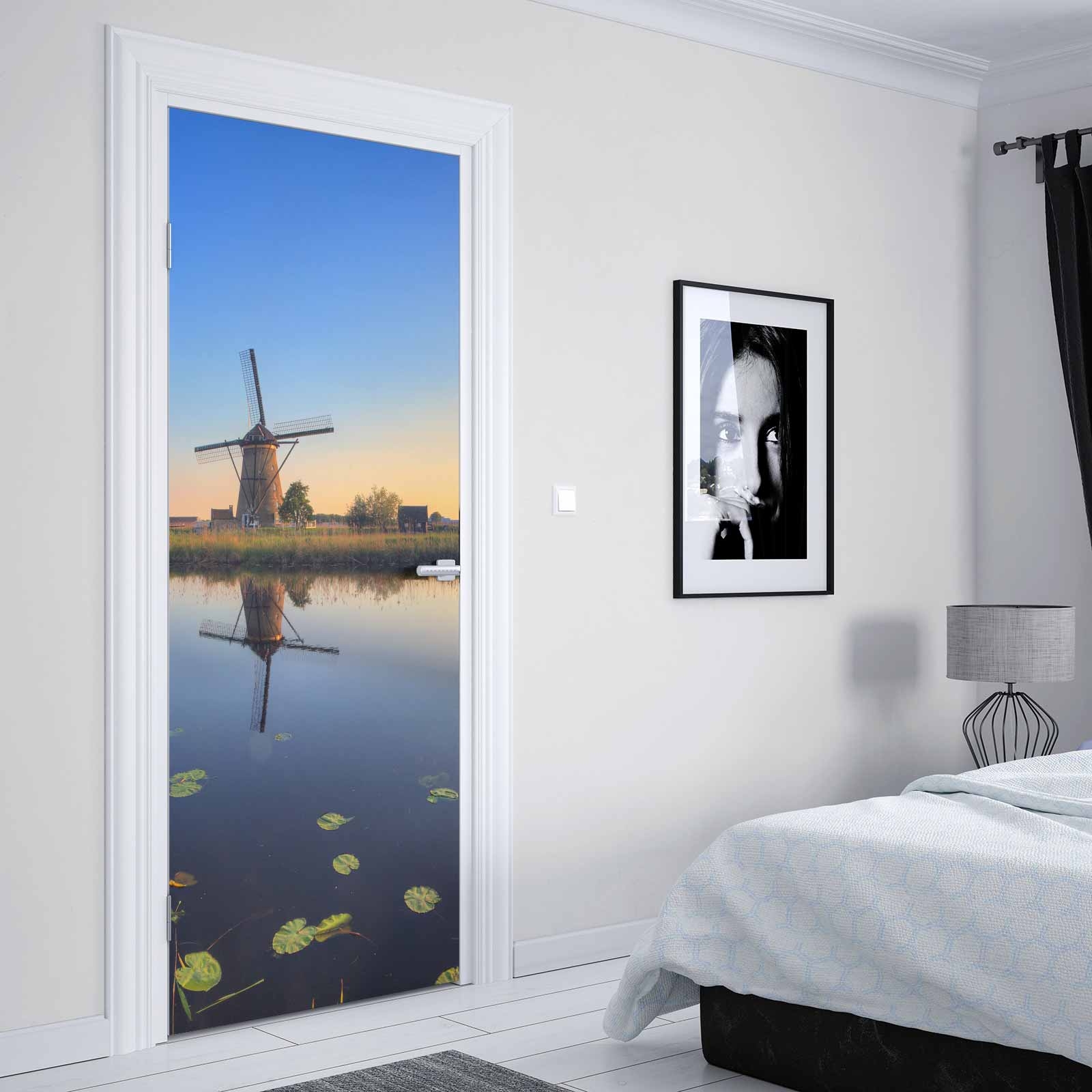 Türfolie Windmühlen Kinderdijk Artikelbild 2