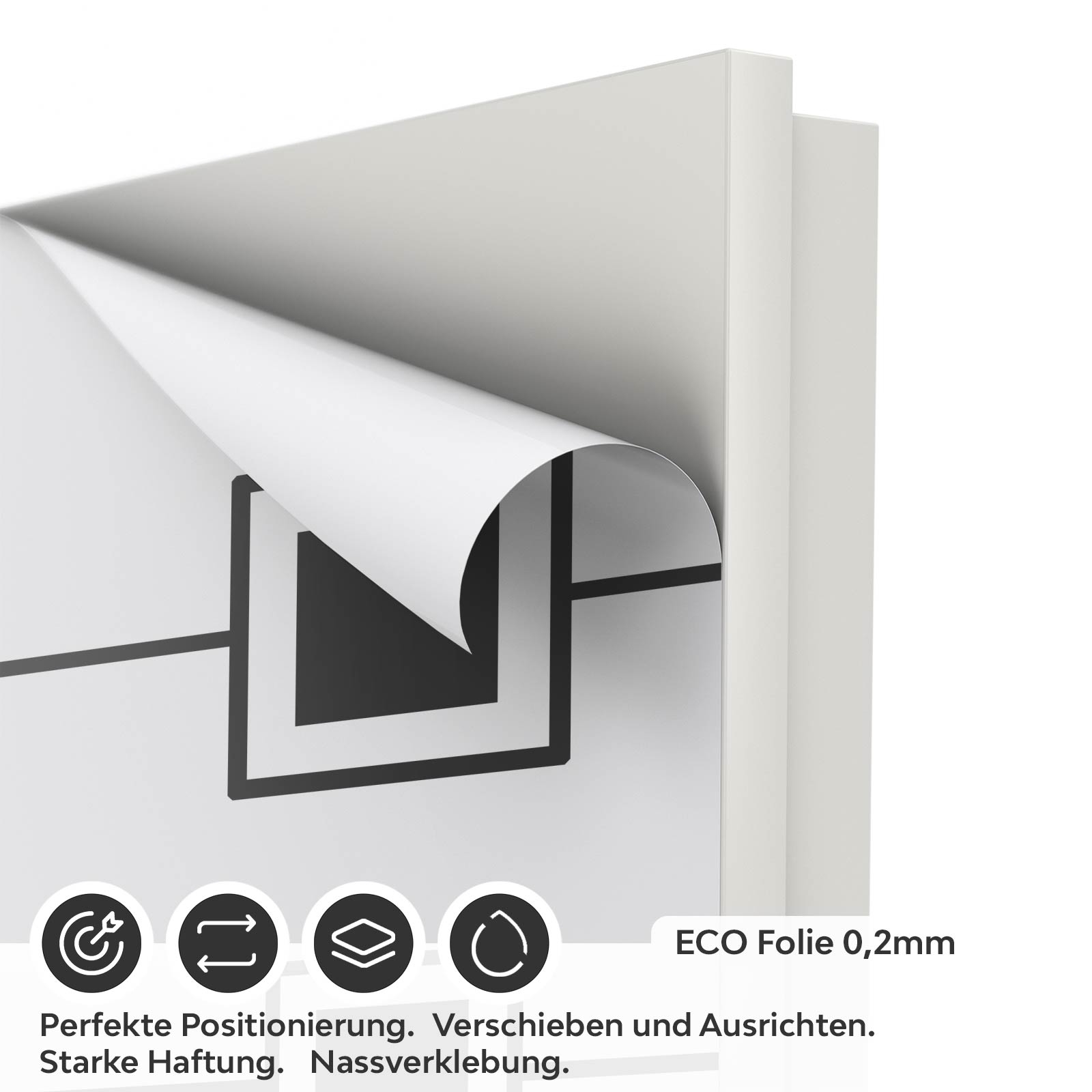 Türfolie Cuadrado ECO Folie