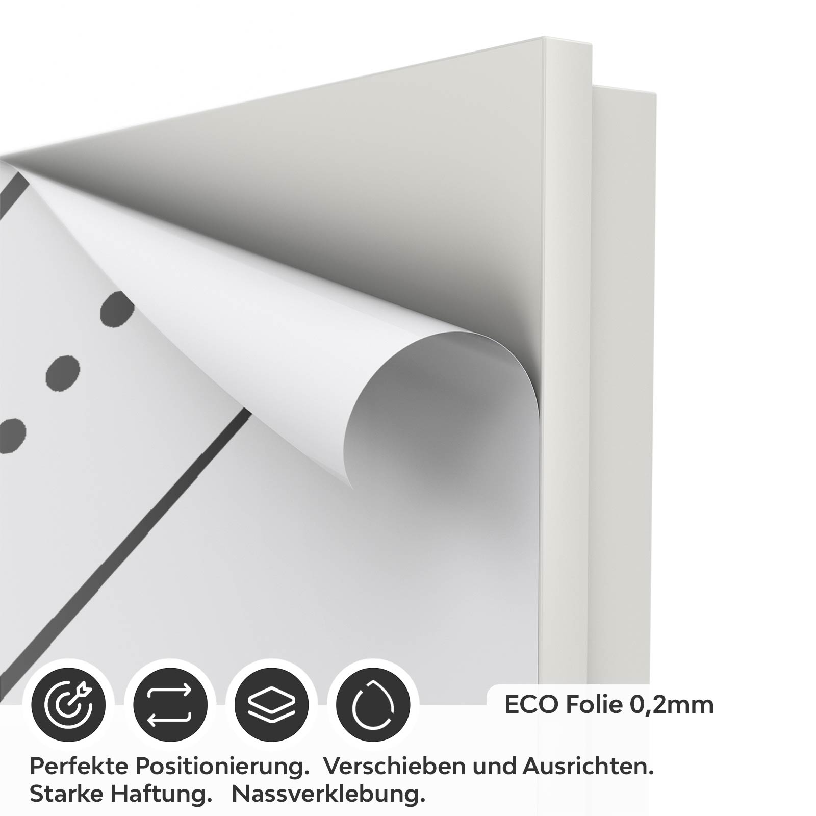 Türfolie Dashes ECO Folie