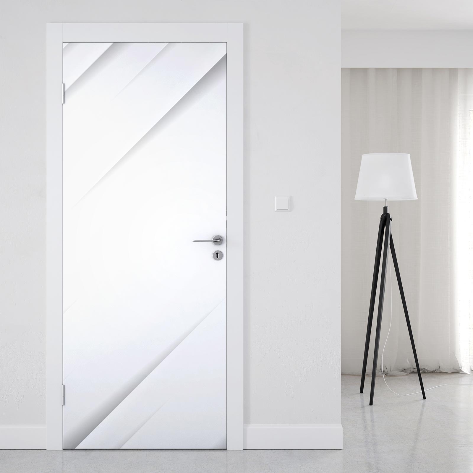 Türfolie mit modernen Linien Artikelbild 1