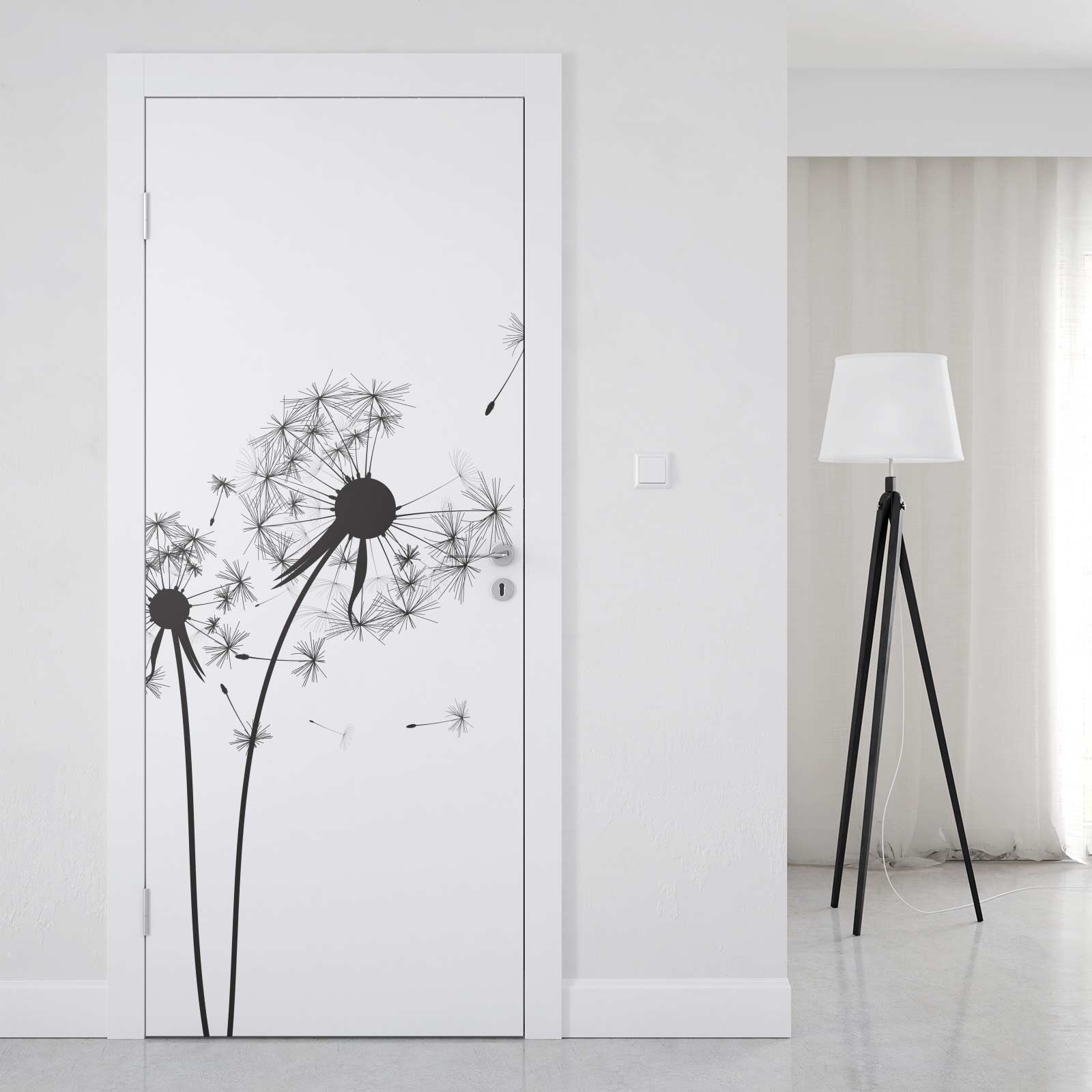 Türfolie Türfolie Zarte Pusteblumen Artikelbild 1