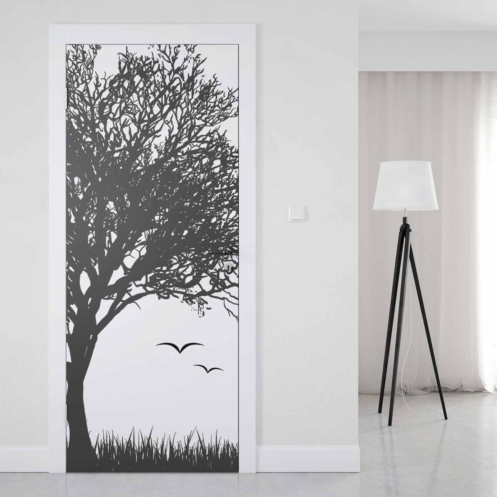 Türfolie Baum Silhouette Artikelbild 1