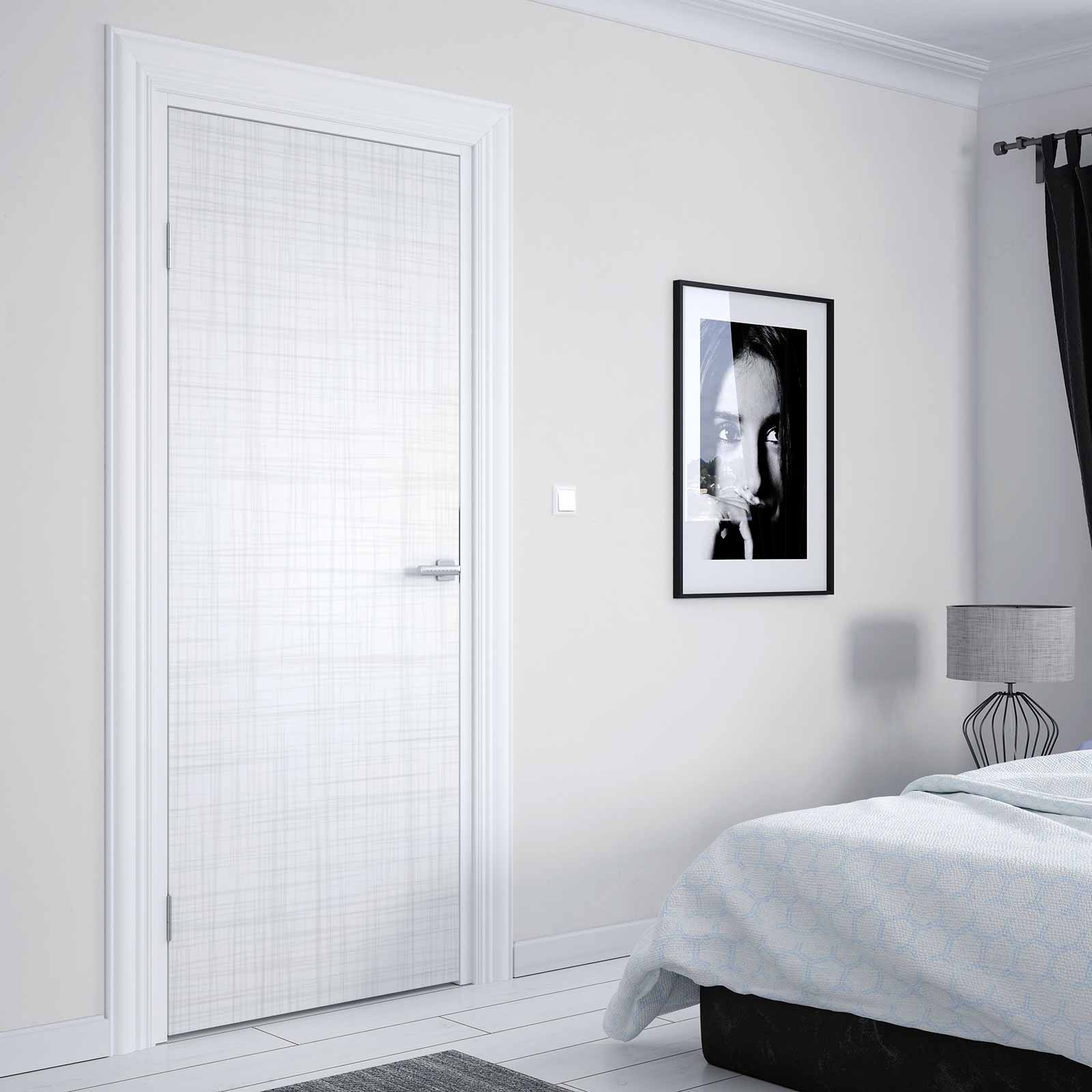 Türfolie Minimalistischer Linienraster Look Artikelbild 2