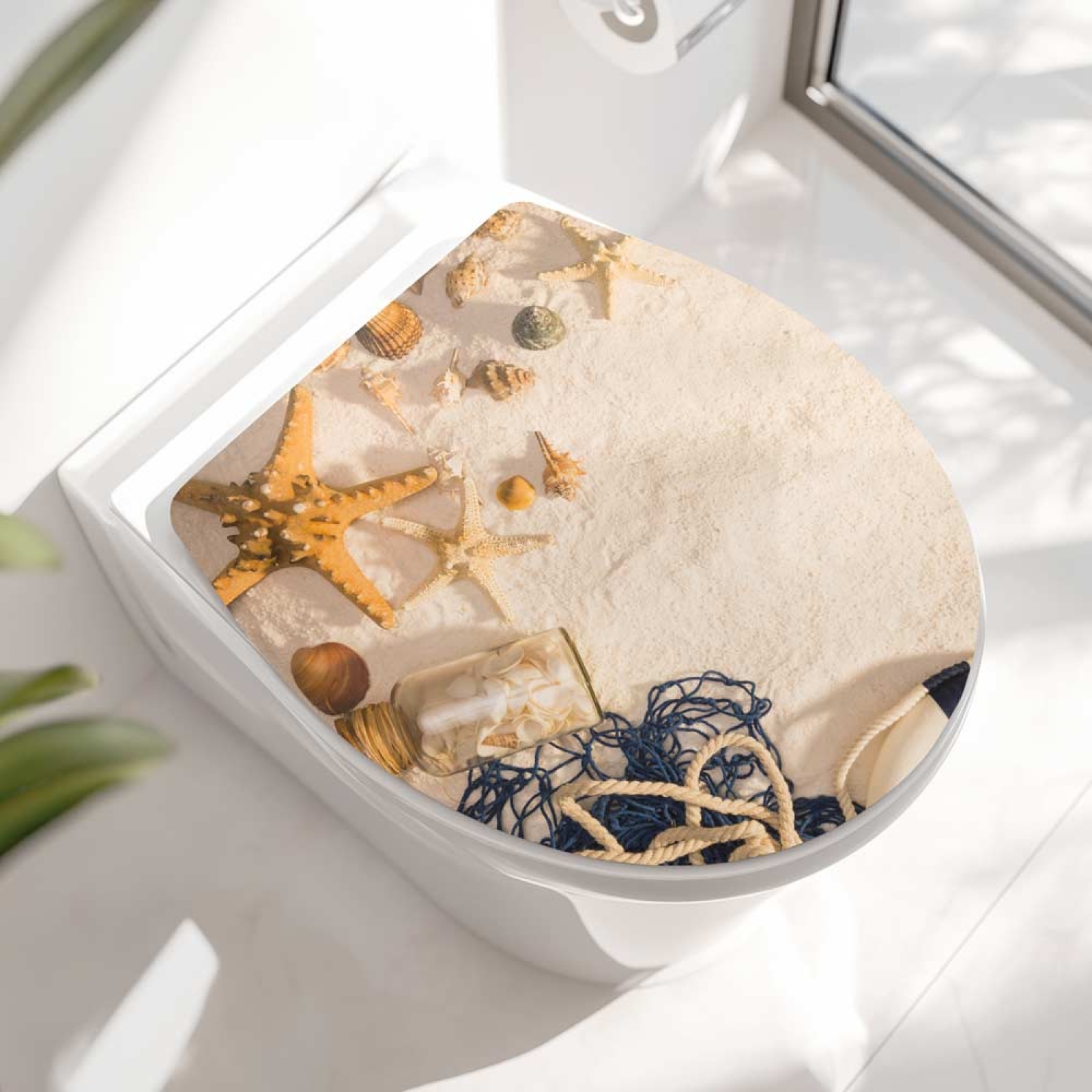 Wc-Deckel Aufkleber Poseidon Hauptbild