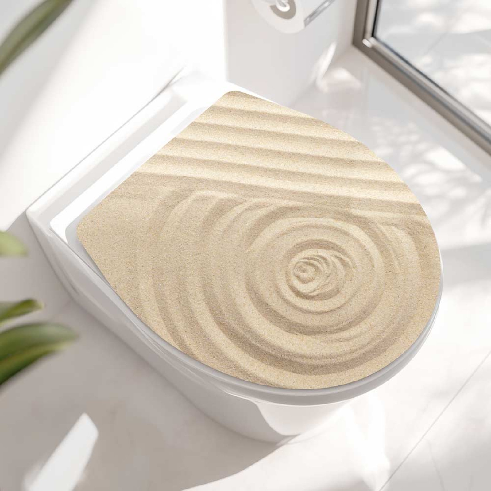 Wc-Deckel Aufkleber Harmonie & Balance Hauptbild