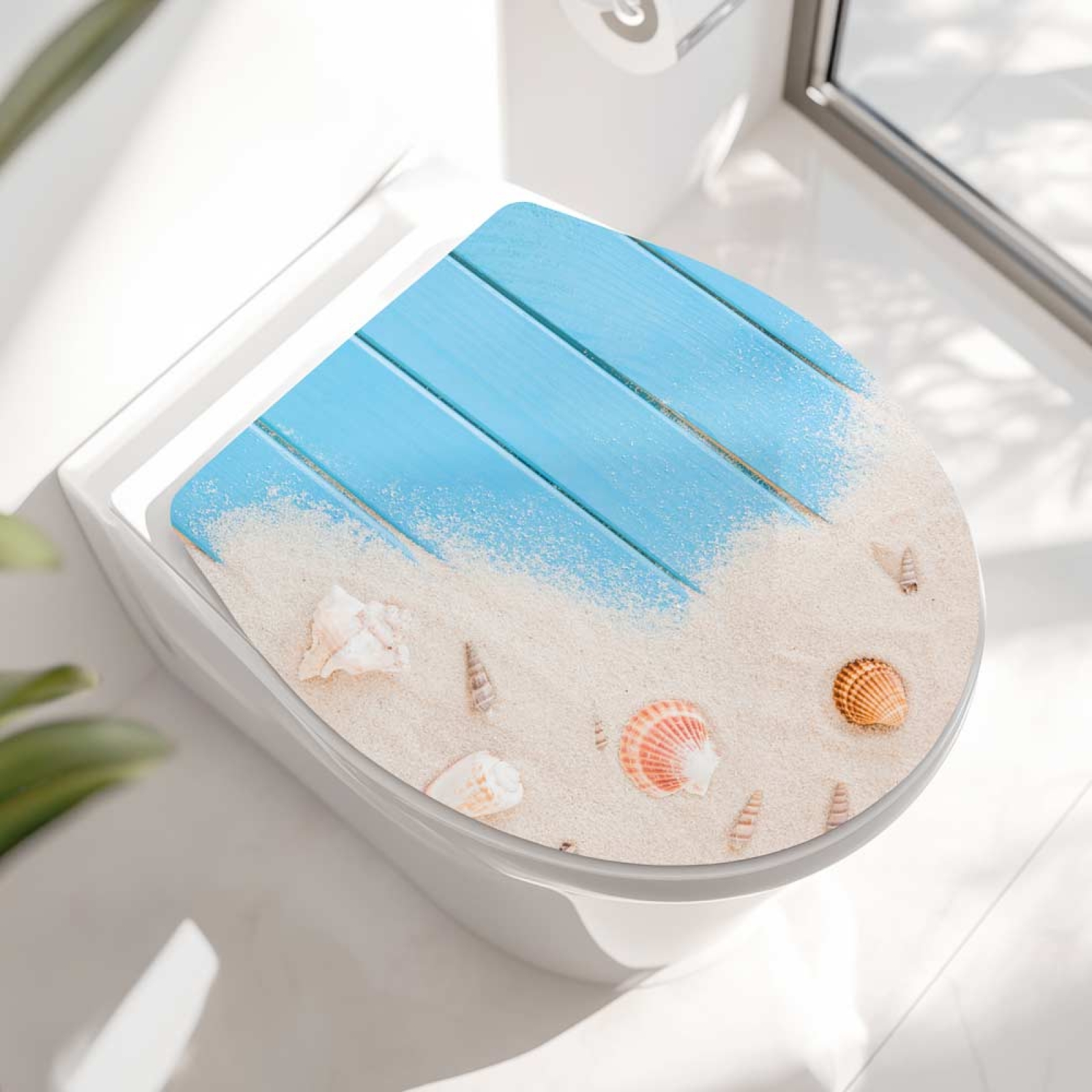 Wc-Deckel Aufkleber Strandfeeling Hauptbild
