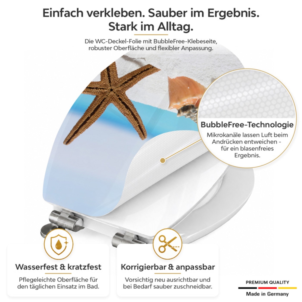 WC-Deckel Aufkleber Meeresbrise Detailbild 1