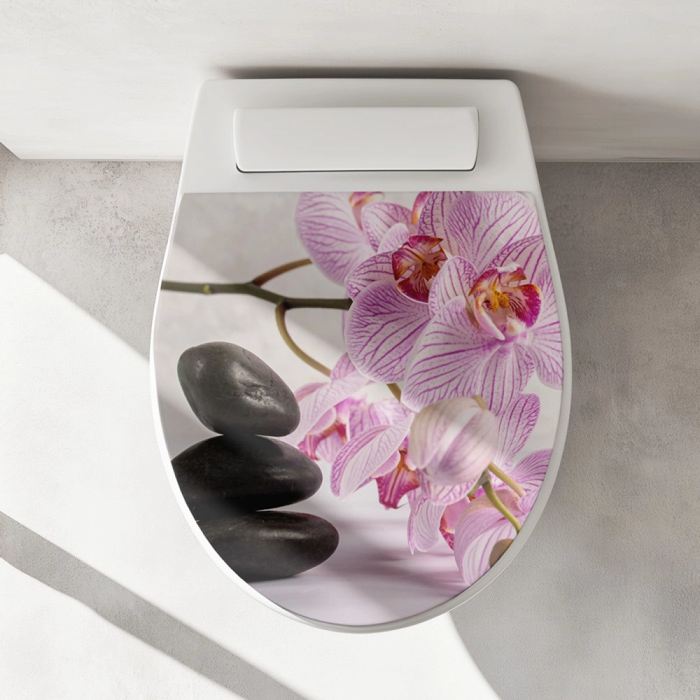 Wc-Deckel Aufkleber Orchidee Artikelbild 1