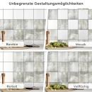 Mobile Preview: Fliesenaufkleber Betonoptik Anwendungsmöglichkeiten in Collage Bild 1