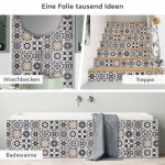 Mobile Preview: Fliesenaufkleber Patchwork Kacheln Anwendungsmöglichkeiten in Collage Bild 2