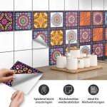 Mobile Preview: Fliesenaufkleber Mumbai Detailbild 2 mit Produkteigenschaften