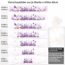 Mobile Preview: Küchenrückwand Folie Lavendel Höhe 60cm