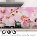 Mobile Preview: Küchenrückwand Folie rosa Orchideen Detailbild 1