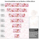Mobile Preview: Küchenrückwand Folie rosa Orchideen Höhe 60cm
