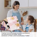Mobile Preview: Küchenrückwand Folie Kirchblüten A4 Muster