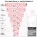 Mobile Preview: Küchenrückwand Folie Kirchblüten Höhe 80cm
