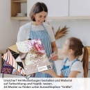 Mobile Preview: Küchenrückwand Folie Orchidee & Balance Steine A4 Muster