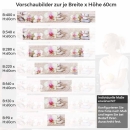Mobile Preview: Küchenrückwand Folie Orchidee & Balance Steine Höhe 60cm