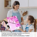 Mobile Preview: Küchenrückwand Folie  Orchidee über dem Wasser A4 Muster