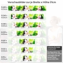 Mobile Preview: Küchenrückwand Folie Orchidee Bambus SPA Höhe 51cm