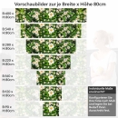 Mobile Preview: Küchenrückwand Folie Margeriten Blumen Höhe 80cm