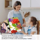 Mobile Preview: Küchenrückwand Folie Blumenwiese A4 Muster