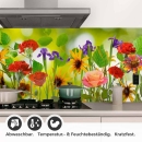 Mobile Preview: Küchenrückwand Folie Blumenwiese Detailbild 1