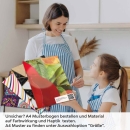 Mobile Preview: Küchenrückwand Folie blühende Rose A4 Muster