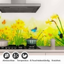 Mobile Preview: Küchenrückwand Folie Blumenwiese & Schmetterlinge Detailbild 1