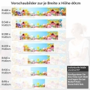 Mobile Preview: Küchenrückwand Folie Blumen im Frühling Höhe 60cm