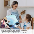Mobile Preview: Küchenrückwand Folie weiße Orchideen A4 Muster