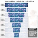 Mobile Preview: Küchenrückwand Folie Frühlingszwiebel Blüte Höhe 80cm