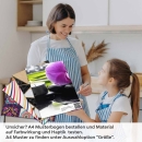 Mobile Preview: Küchenrückwand Folie Wellness Orchideen A4 Muster