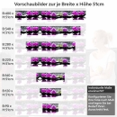 Mobile Preview: Küchenrückwand Folie Wellness Orchideen Höhe 51cm