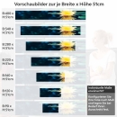 Mobile Preview: Küchenrückwand Folie Lotusblume Höhe 51cm