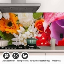 Mobile Preview: Küchenrückwand Folie farbenfrohe Blumen Detailbild 1