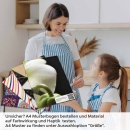 Mobile Preview: Küchenrückwand Folie weiße Orchideen - Zeitloser Stil für moderne Küchen A4 Muster