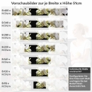Mobile Preview: Küchenrückwand Folie weiße Orchideen - Zeitloser Stil für moderne Küchen Höhe 51cm